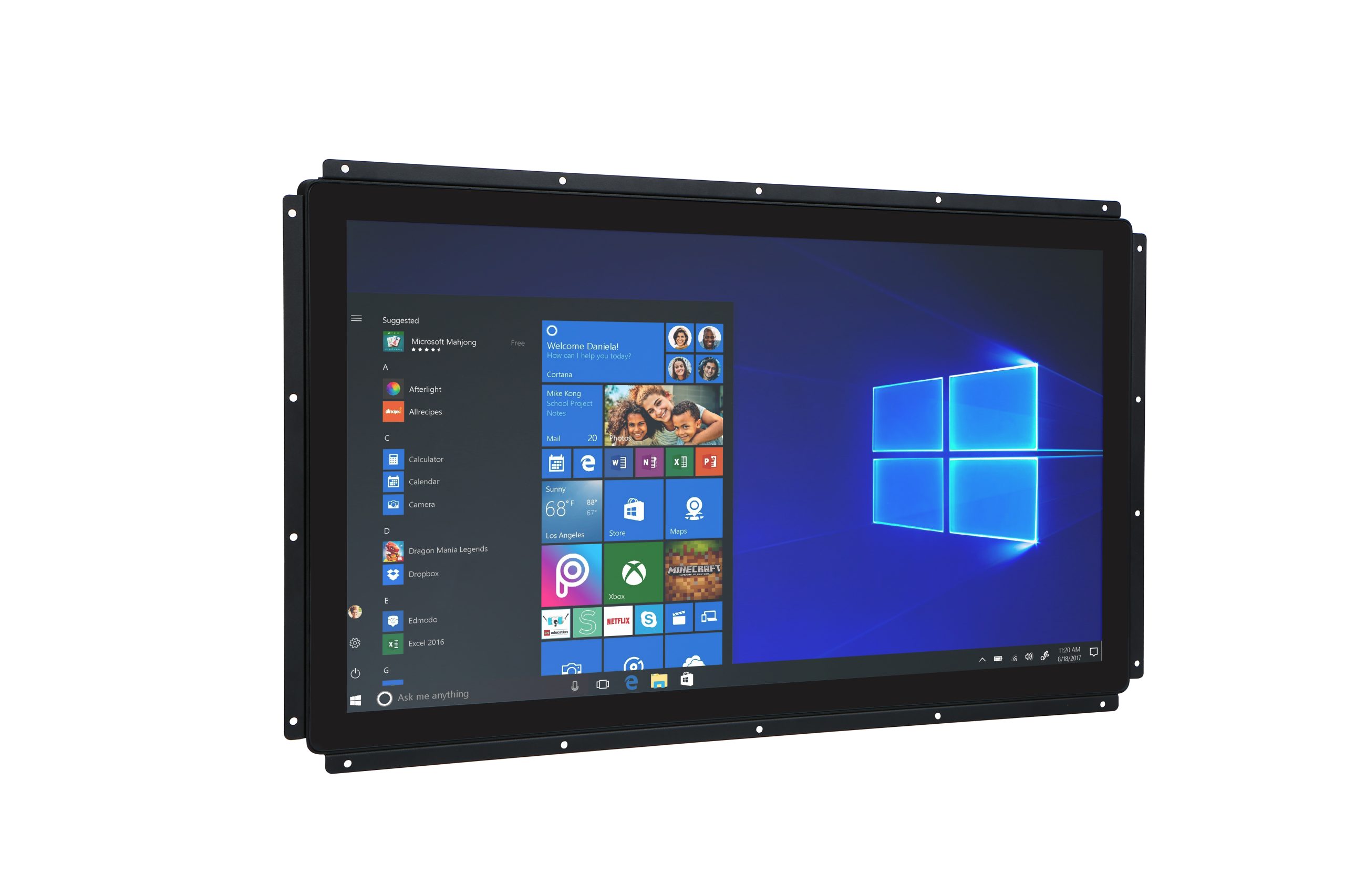 4-Standard Open Frame Touch Monitors_w Bracket