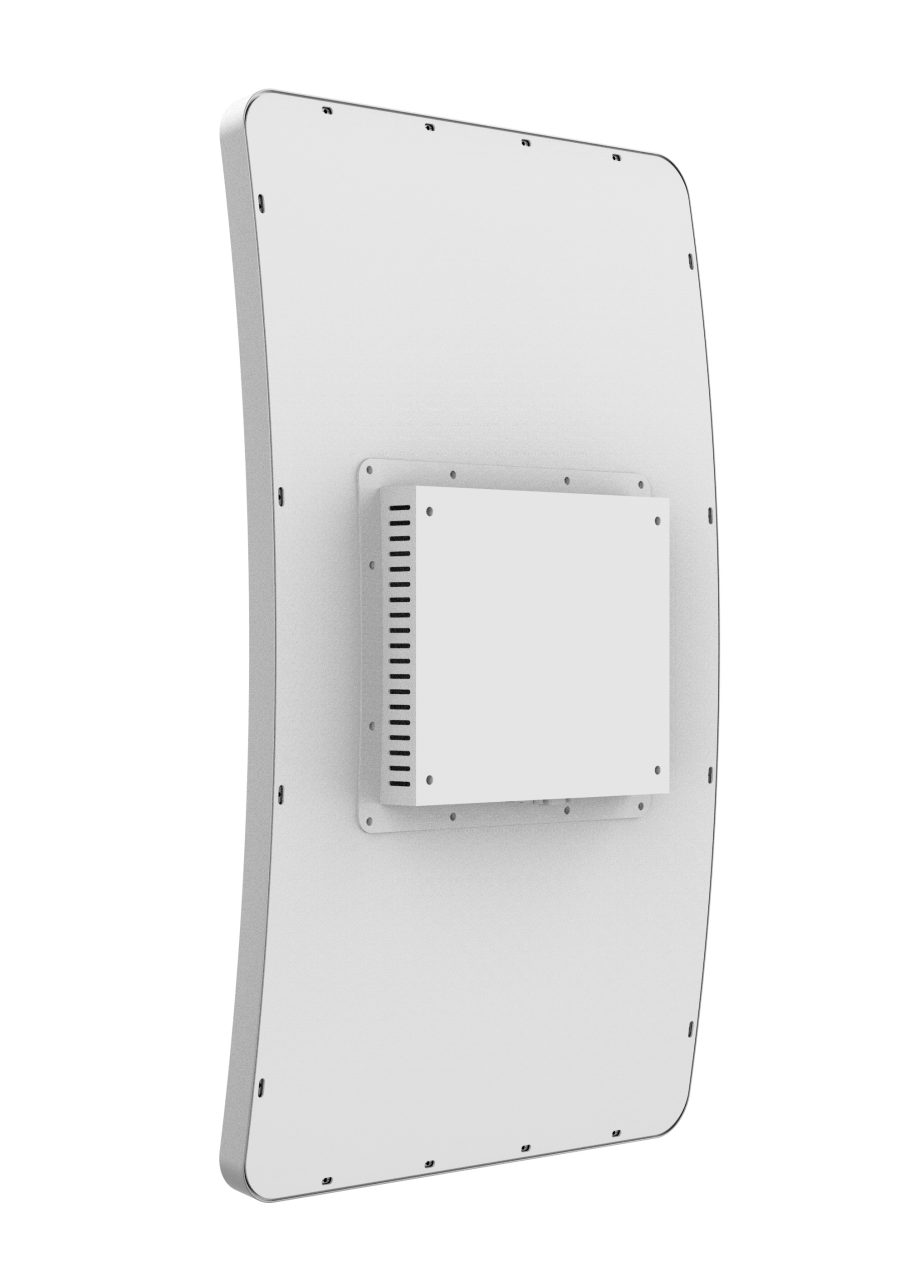43’’ Non-LED Framed C Curved PCAP Touch Monitors Back