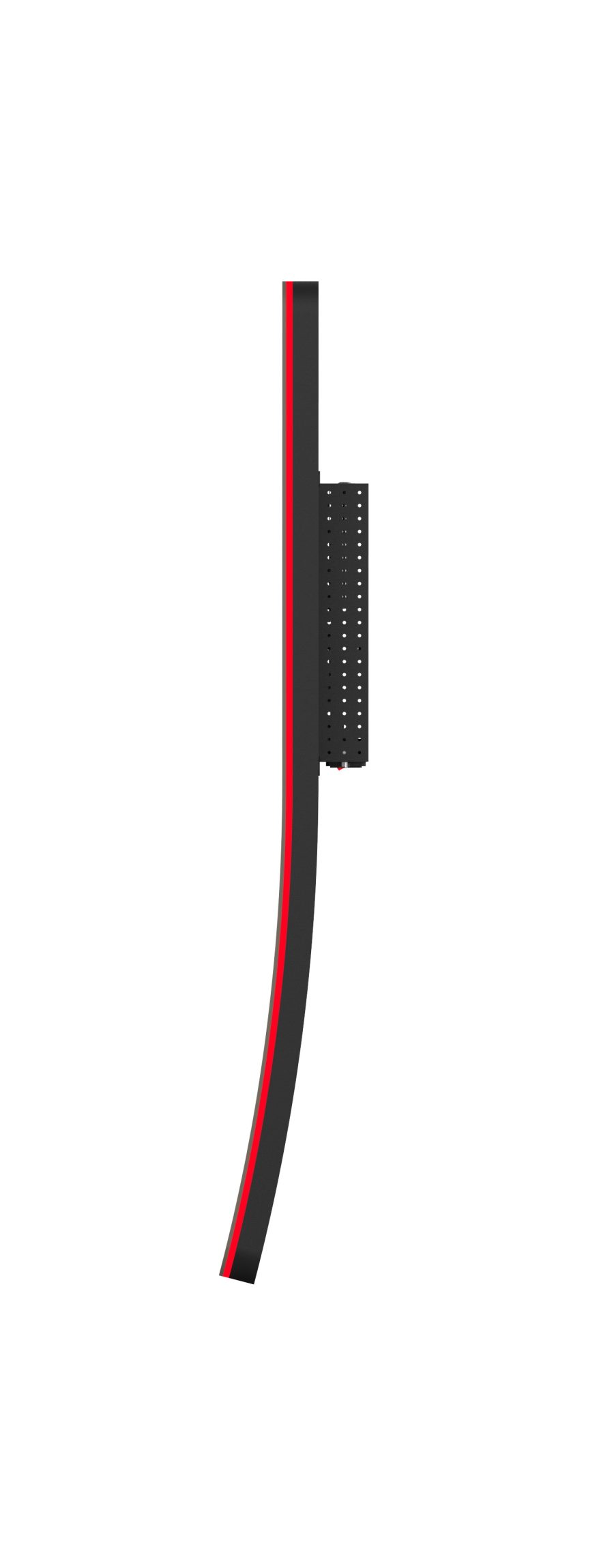 32’’ LED Framed J Curved PCAP Touch Monitors Side