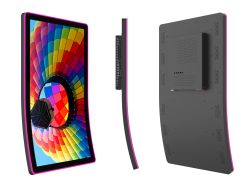 J curved touch monitor Led framed QHD