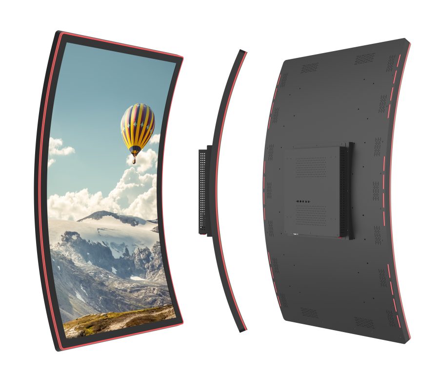 55’’ LED Framed C Curved PCAP Touch Monitors