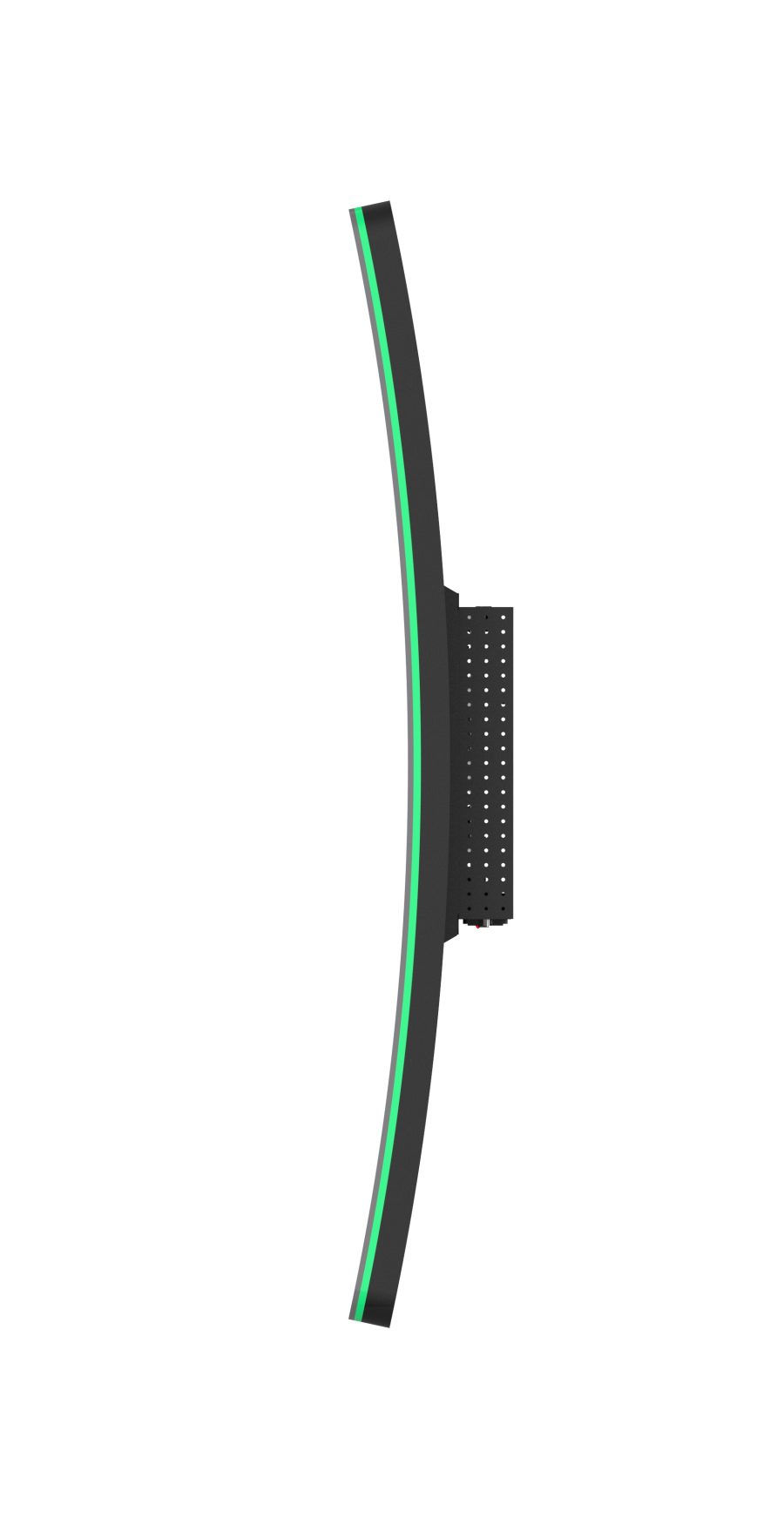 32’’ LED Framed C Curved PCAP Touch Monitors Side